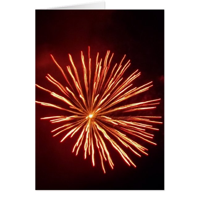 Fyrverkerier Hälsningskort (Framsidan)