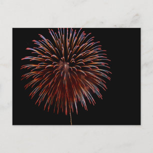 Fyrverkerier (hanabi) vykort