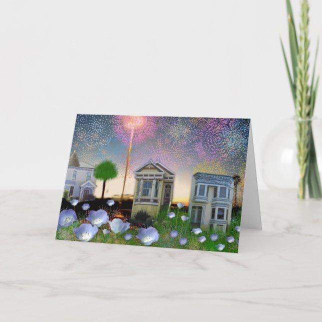 Fyrverkerier i små städer ~ TBA Awarded! Kort (Framsida)