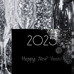 Fyrverkerier i Svarta och silver - gott nytt år 20