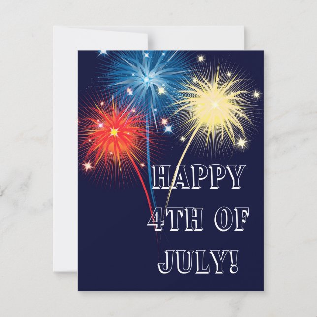 Fyrverkerier Inbjudningar (Framsida)