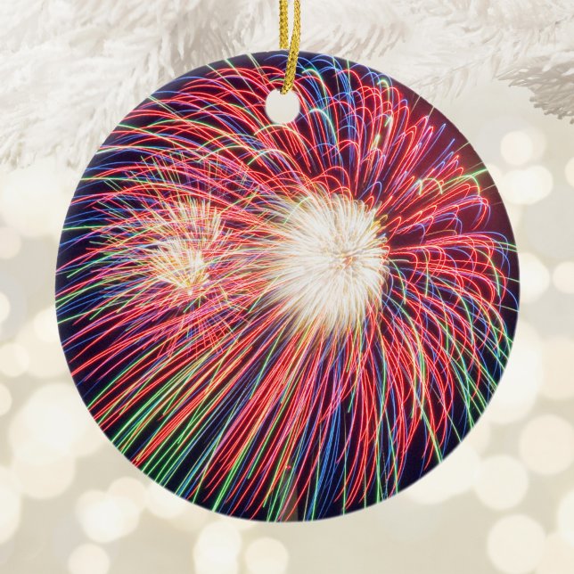 Fyrverkerier Julgransprydnad Keramik (Fireworks Ceramic Ornament)