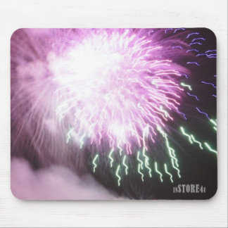 Fyrverkerier Mousepad - violetta fyrverkerier Musmatta