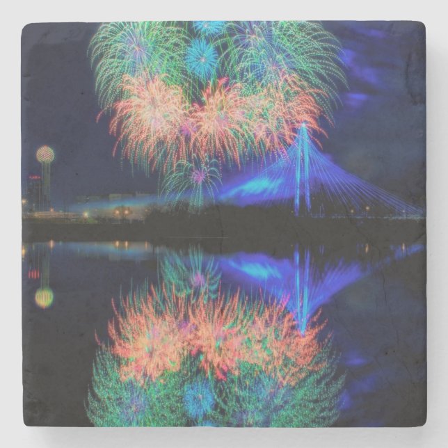 Fyrverkerier Underlägg Sten (Framsidan)