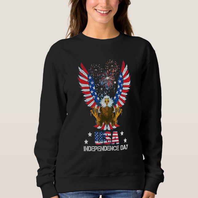 Fyrverkerierna i juli, USA, Independence day Eagle T Shirt (Framsida)