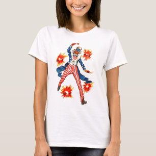 FyrverkeriJuli 4th för Uncle Sam patriotisk Tröja