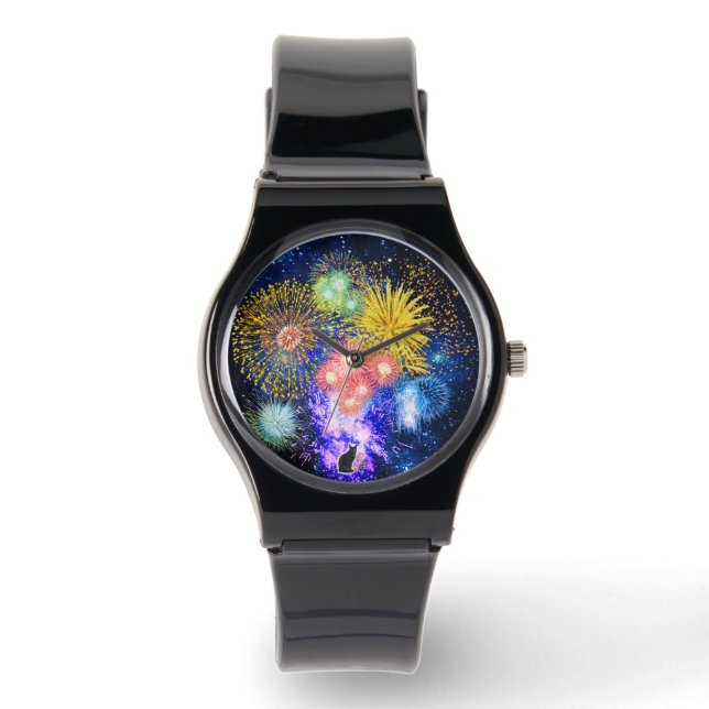 Fyrverkerisalvor Armbandsur (Framsida)