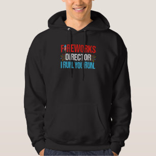 Fyrverkets 4:e juli-direktör i Springa du Springa  Hoodie