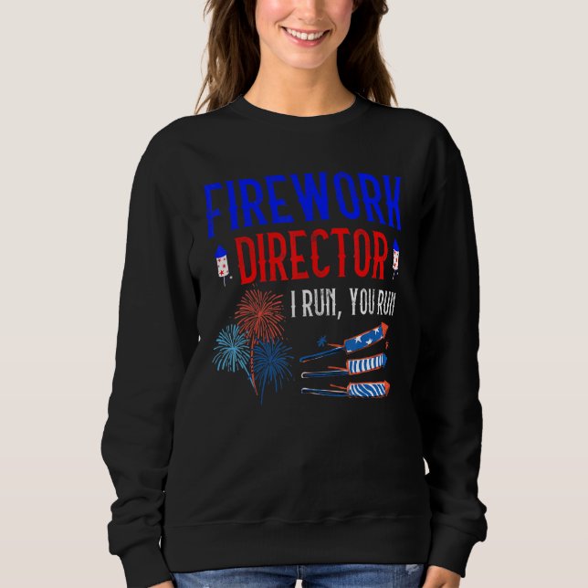 Fyrverkets 4:e juli-direktör I Springa You Springa T Shirt (Framsida)