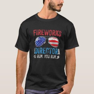 Fyrverkets direktör, 4:e juli, Patriotic Ame T Shirt