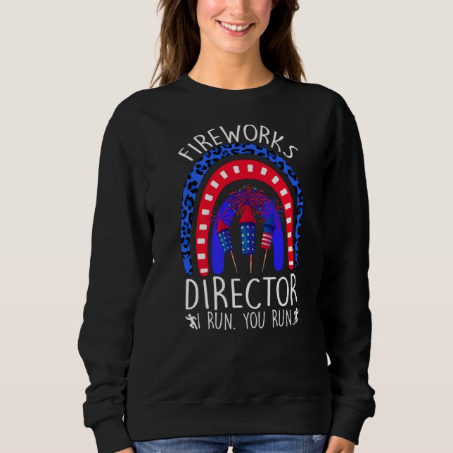 Fyrverkets direktör om jag Springa alla Springa 4  T Shirt (Framsida)