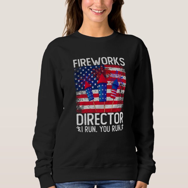 Fyrverkets direktör om jag Springa alla Springa 4  T Shirt (Framsida)