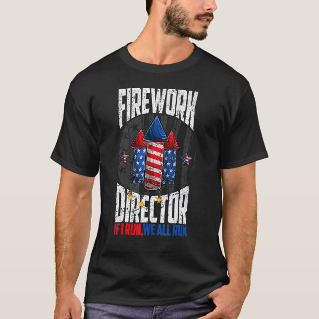 Fyrverkets direktör om jag Springor er alla Spring T Shirt (Framsida)