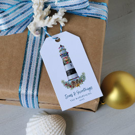 Fyrverkets Nautiska hav och Hälsning jul Presentetikett