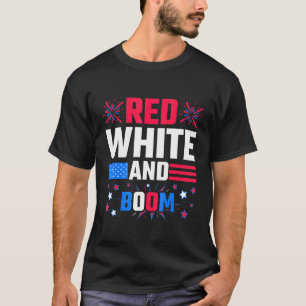 Fyrverkets rödvita A, 4:e juli, Parad Light T Shirt