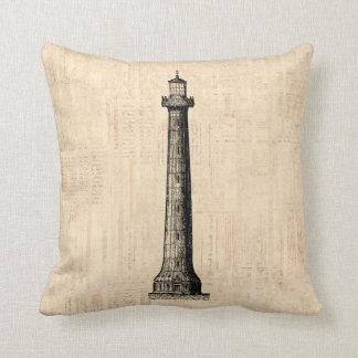 Fyrverksbild Illustrated Nautical Thmet Kudde