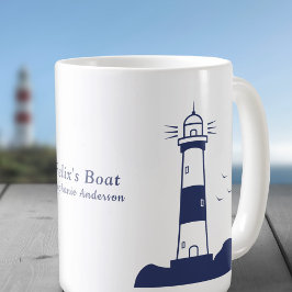 Fyrverksblå marinblå kaffemugg
