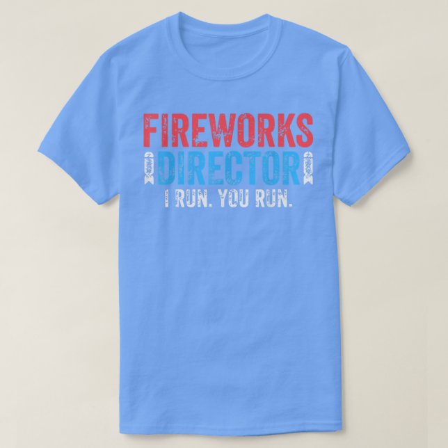 Fyrverkschef 4:e juli Firande Gift80 T Shirt (Design framsida)