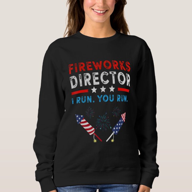 Fyrverkschef 4 juli i Springa du Springa T Shirt (Framsida)