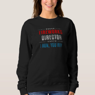 Fyrverkschef om jag Springa dig Springa 4:e juli P T Shirt