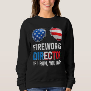Fyrverkschef om jag Springa dig Springa 4 juli _ T Shirt