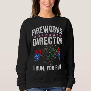 Fyrverksdirektör I Springa, du Springa USA T Shirt