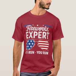 Fyrverksexpert om jag Springor dig Springa T Shirt