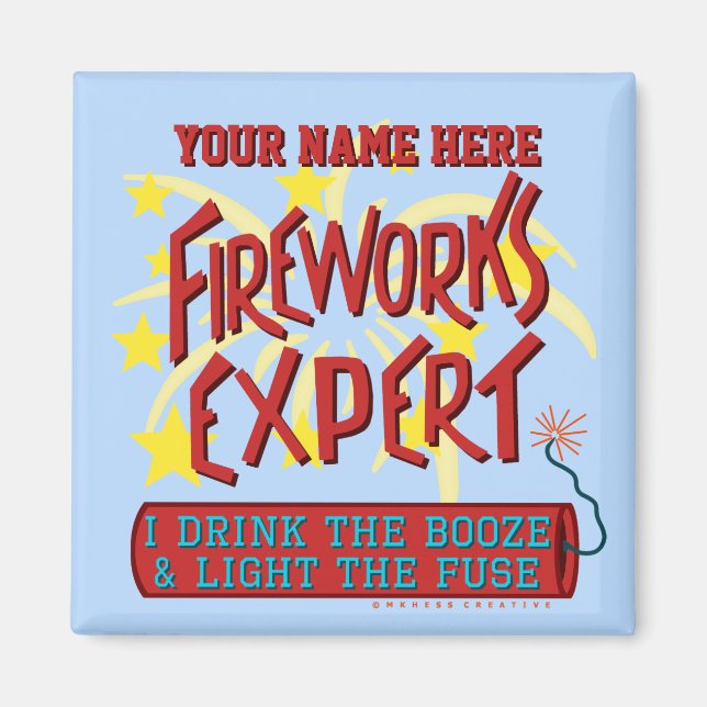 Fyrverksexperten Independence Fireworks Magnet (Framsidan)