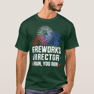 Fyrverksregissören i springa du springa t shirt