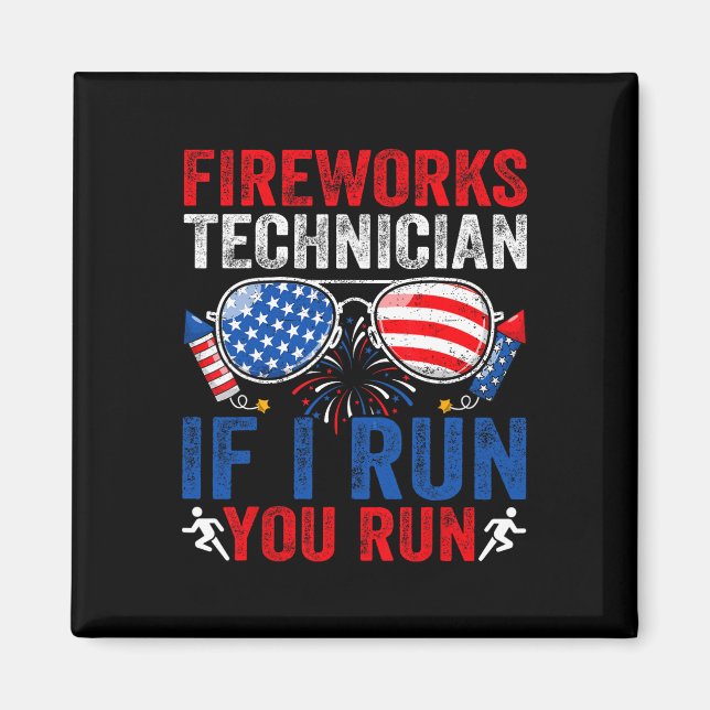 Fyrverkstekniker, 4:e juli, Sungles Manar Magnet (Framsidan)