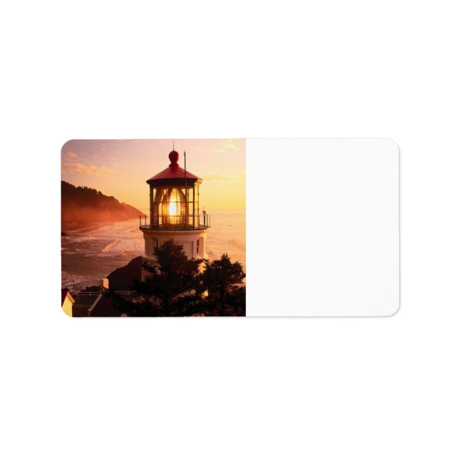 Fyrverksvyn Adressetikett (Framsidan)