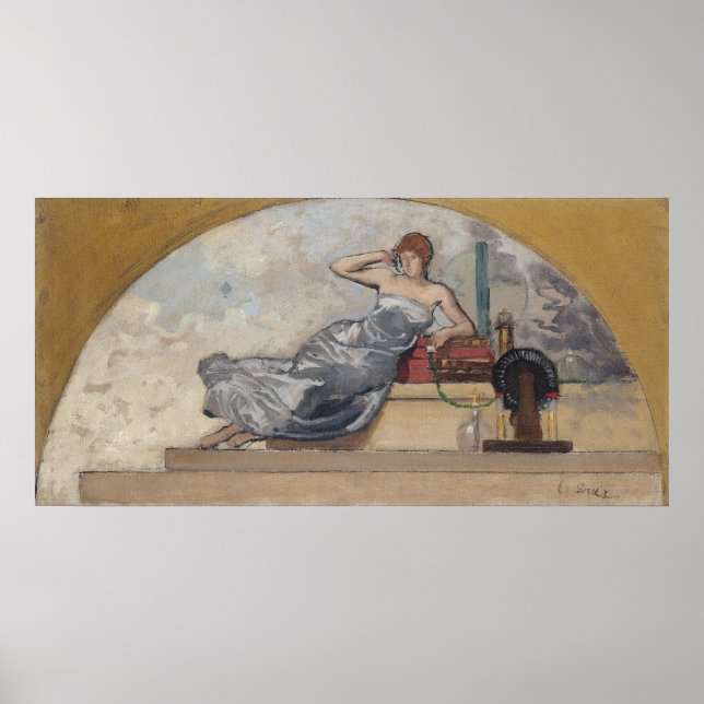 Fysik, 1889 poster (Framsidan)