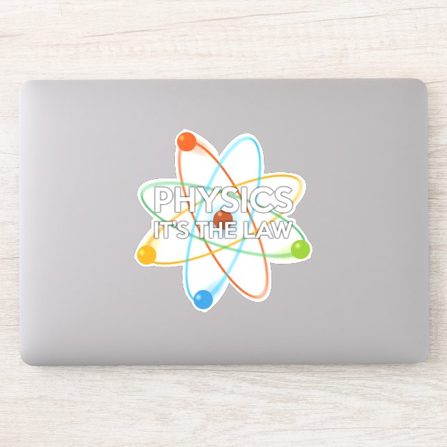 FYSIK. DET ÄR LAGEN Vetenskap Klistermärken (Dator)