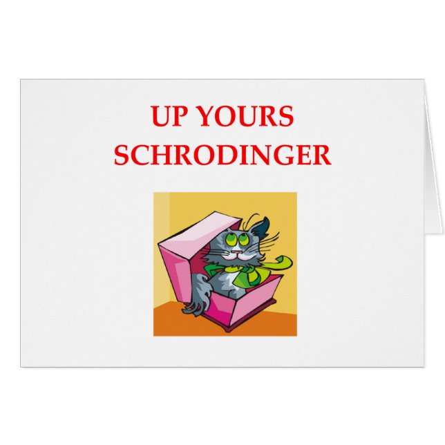 fysik hälsningskort (Framsidan Horizontal)