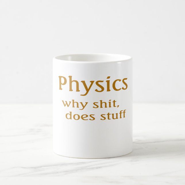 fysik humor magisk mugg (Center)