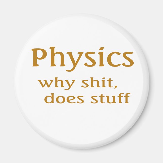 fysik humor magnet (Framsidan)