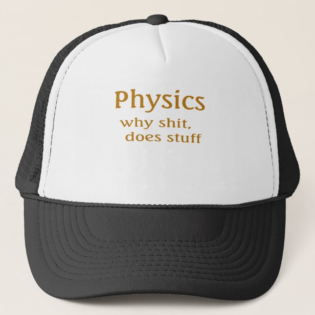 fysik humor truckerkeps (Framsida)