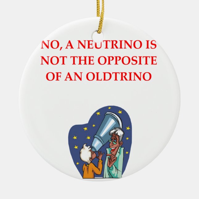 fysik julgransprydnad keramik (Framsidan)