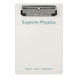 Fysik klippbord – Minimalistisk design| Anpassad