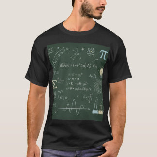 Fysik Matematik Kritskrifts Ekvationer T-Shirt STE