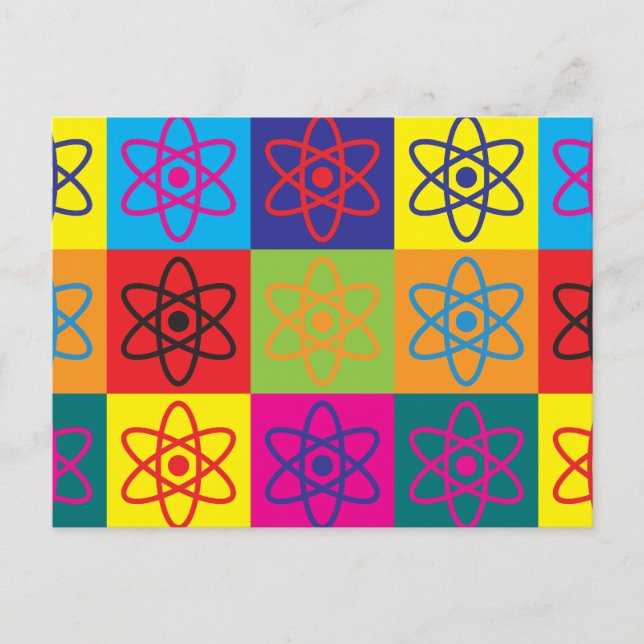 Fysik Popkonst Vykort (Framsida)