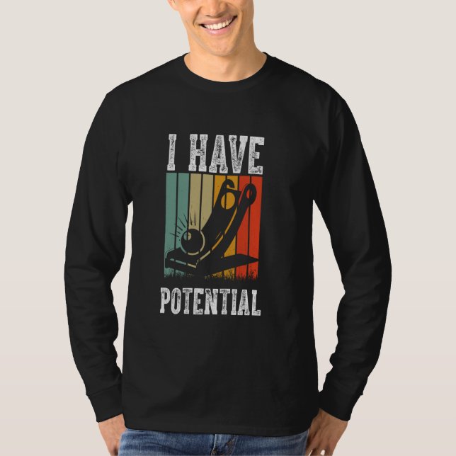 Fysik som jag har potential energibesparande natur t shirt (Framsida)