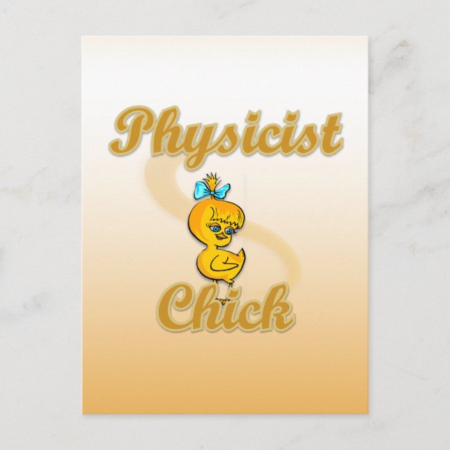 Fysikalisk Chick Vykort (Framsida)