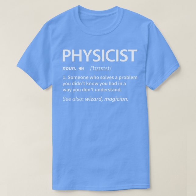 Fysikalisk definition t shirt (Design framsida)