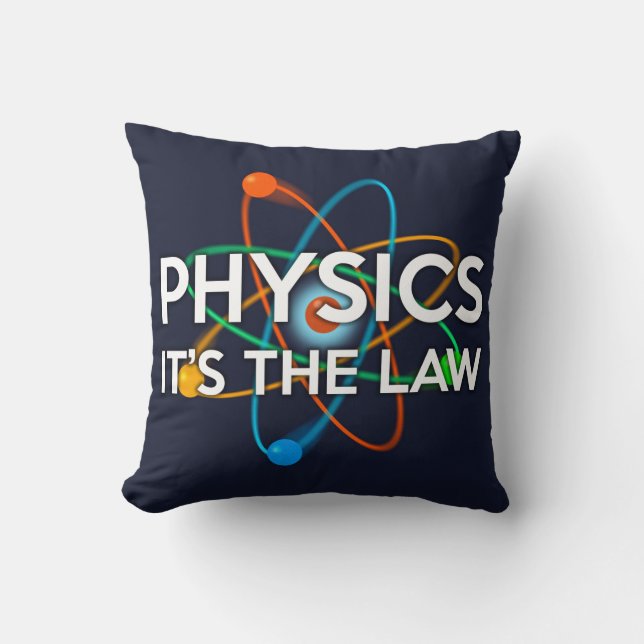 FYSIKALISK. DET ÄR LAW Science Kudde (Framsida)