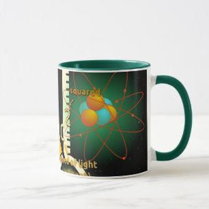 Fysikalisk E=mc2-färgad design Mugg