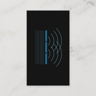 Fysikalisk interferens - utbildningsvågsstrålnin visitkort