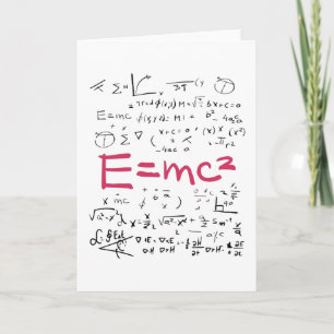 Fysikalisk och matematisk formel EMC2 Kort