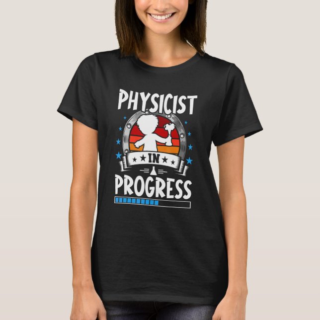 Fysikalisk praktikant i Student T Shirt (Framsida)