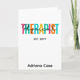 Fysikalisk terapeut Studenten Kort